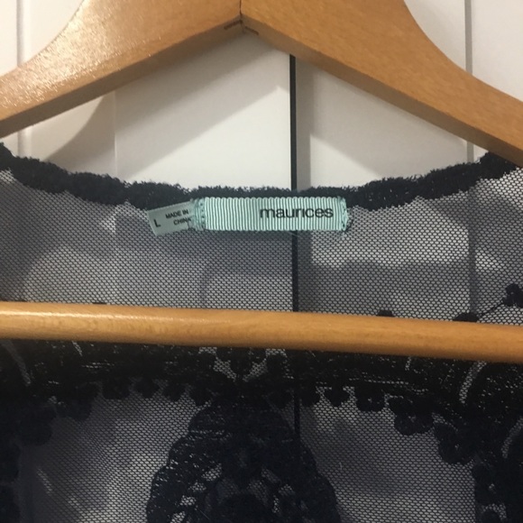 Maurice’s lacey coverup/cardigan - Picture 3 of 6